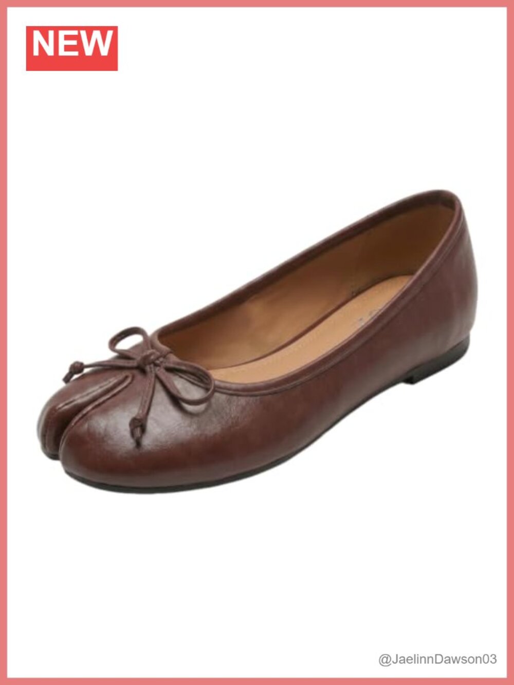Tabi Split Toe Wide Width Ballet Flats Bow Decor Wrinkled Metallic Lightweight